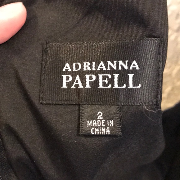 Adrianna Papell blue lace dress sz 2 - Picture 6 of 7